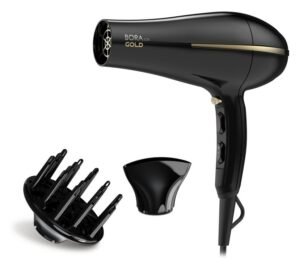 GA.MA Bora ION Gold sèche-cheveux 2200 W Noir