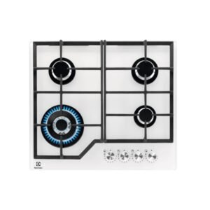 Electrolux KGG64362W Blanc Encastrable 60 cm Gaz 4 Brûleurs