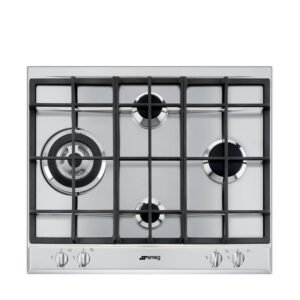 Smeg SLR64SGH plaque Acier inoxydable Intégré Gaz 4 zone(s)