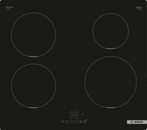 Bosch Serie 4 PUE611BB5J Table de cuisson à induction 60 cm Noir, sans profils