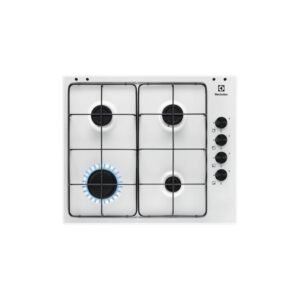 Electrolux KGS6404W Blanc Encastrable 59,5 cm Gaz 4 Brûleurs