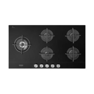 De'Longhi NSL 590D NCM Table de cuisson à gaz encastrable 90 cm 5 brûleurs Noir