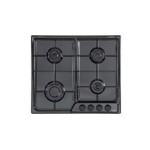 De'Longhi FFN 46 ASV Table de cuisson encastrable 58 cm Gaz 4 feux Noir