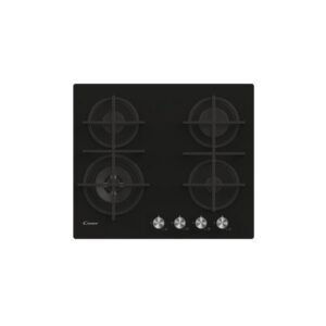 Candy CDK6GF4WEKB Table de cuisson à gaz encastrable 4 feux Noir
