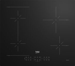 Table de cuisson Beko HII64200SFMT Noir Encastrable 59 cm Table de cuisson à induction 4 foyers