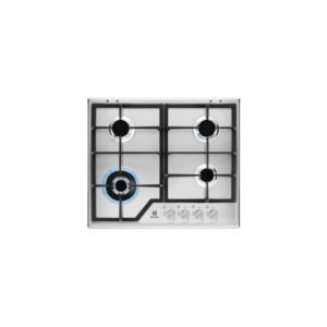 Table de cuisson Electrolux KGS6436SX Inox Encastrable Gaz 4 brûleurs