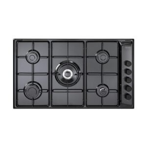 Table de cuisson De'Longhi FLN 59 DD Noir Encastrable 86 cm Gaz 5 Feux