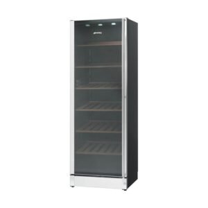Smeg SCV115GS refroidisseur à vin Refroidisseur de vin compresseur Pose libre Noir 197 bouteille(s)