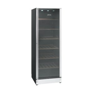 Smeg SCV115G refroidisseur à vin Refroidisseur de vin compresseur Pose libre Noir 197 bouteille(s)