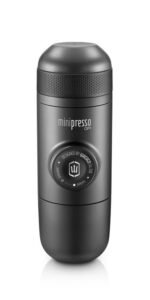 WACACO Minipresso GR Machine Espresso Manuelle – Café moulu, 8 bars, portable, sans électricité, idéale voyage & outdoor -Gris