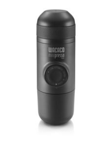 WACACO Minipresso NS Machine Espresso Manuelle – Capsules Nespresso®, 8 bars, portable, sans électricité, idéale voyage & outdoor -Gris