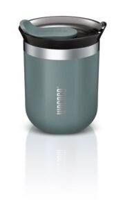 WACACO Octaroma Classico Mug Isotherme 180 ml – Acier inoxydable, double paroi sous vide, étanche, idéal espresso & voyage -Bleu