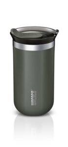 WACACO Octaroma Lungo Mug Isotherme 300 ml – Acier inoxydable, double paroi sous vide, étanche, idéal café long & voyage -Gris