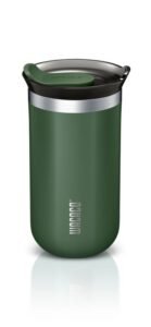 WACACO Octaroma Lungo Mug Isotherme 300 ml – Acier inoxydable, double paroi sous vide, étanche, idéal café long & voyage -Vert