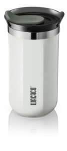 WACACO Octaroma Lungo Mug Isotherme 300 ml – Acier inoxydable, double paroi sous vide, étanche, idéal café long & voyage -Blanc