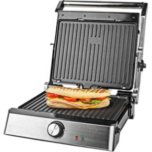 Gril de contact Nedis KAGR151FSR 2000W Noir/Argent