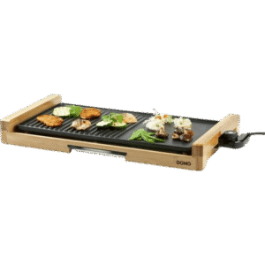 Gril électrique Domo DO8311TP 2200W 60x35cm Noir/Beige