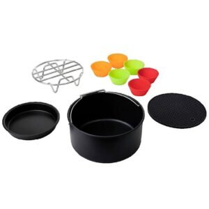 Set d'accessoires pour friteuse Princess 3,2 L Noir