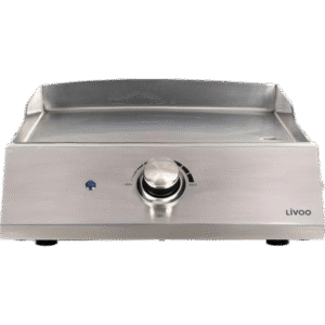Griddle électrique Livoo DOC292 2800W Acier inoxydable Argent