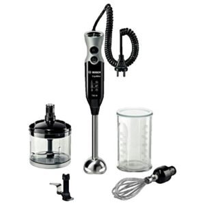 Mixeur plongeant Bosch ErgoMixx MSM67170 - 750 W - Noir/Argenté