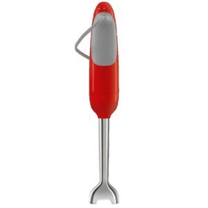Mixeur Plongeant Smeg 700W Rouge Années 50