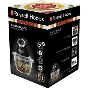 Mini hachoir Russell Hobbs 24662-56 500 ml Noir mat