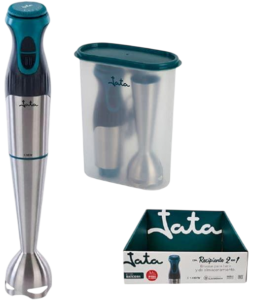 Mixeur à main Jata BT159 1200W en Acier Inoxydable