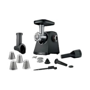 Hachoir électrique Bosch MFWS440B 1900 W Noir, Argenté