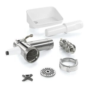 Accessoire hachoir a viande - BOSCH - MUZS2FWW - Blanc - Acier satin