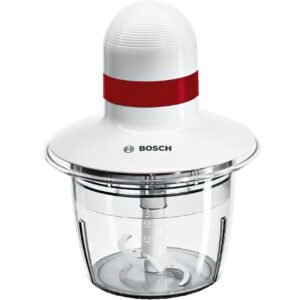 Hachoir Bosch 0,8 L Rouge - Transparent - Blanc