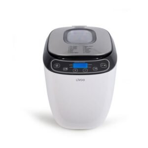 Machine a pain - LIVOO - DOP218 - 550W - 12 programmes - Cuve amovible en aluminium - Ecran LCD - 3 accesssoires inclus