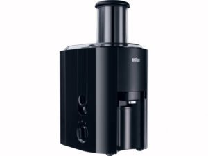 Centrifugeuse BRAUN J300 MultiQuick 3 - Noir - 2 vitesses - Réservoir a pulpe 2L - Systeme de pressage rapide