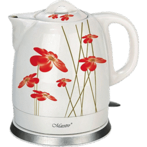 Bouilloire électrique Feel Maestro MR-066 1.5L 1200W Rouge/Blanc