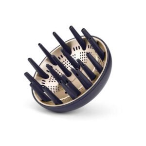 Diffuseur sèche-cheveux Babyliss ACAS6550DIF Céramique Anti-Frizz grand format Bleu marine / Champagne