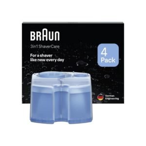 Cartouche de nettoyage - BRAUN - CCR4 Recharges clean & renew - Pour station SmartCare - Pack de 4