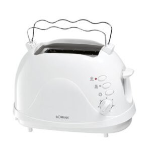 Grille-pain 2 fentes Bomann TA 246 CB Blanc