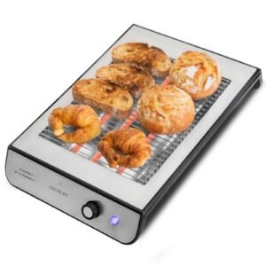 CECOTEC 08004 - Grille-pain plat Turbo EasyToast Inox