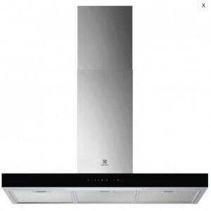 Hotte murale décorative Electrolux LFT829X Série 700 90 cm Inox 600 m³/h tactile Breeze Hob2Hood LED 3000 K