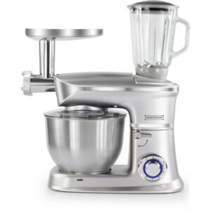 Robot multifonction 1900W Argenté Royaltyline RLPKM19007BG-SIL