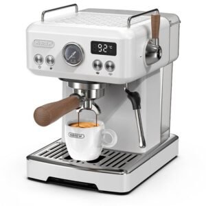 Hibrew - Machine À Café - H10 PLUS - Semi-automatique 20bar Chauffage Rapide Noir