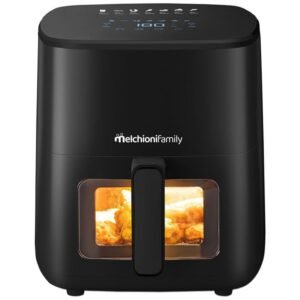 Melchioni 118340045 friteuse Unique 5 L 1500 W Friteuse d'air chaud Noir