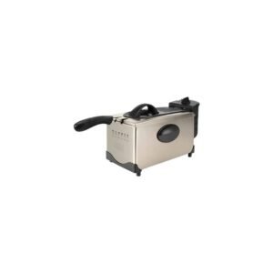 Friteuse indépendante simple 3 L Black & Decker BXDF2100E 2100 W Noir, acier inoxydable