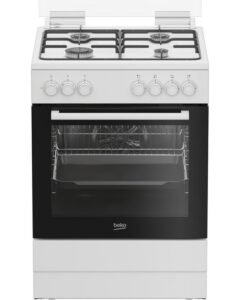 Beko FBE62011WC four et cuisinière A Electrique Gaz Blanc