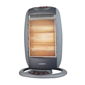 Termozeta TZR03 appareil de chauffage Intérieure Gris 1200 W Chauffage d'appoint électrique halogène