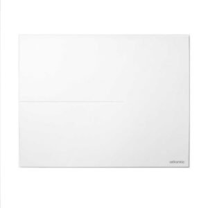 Radiateur électrique mural Atlantic 503111 1250W horizontal plat blanc mat