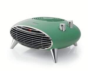 Ariete Vintage 8211/04 Intérieure Chrome, Vert 2000 W Chauffage de ventilateur électrique
