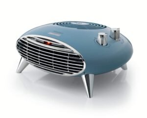 Ariete Vintage 8211/05 Intérieure Bleu, Chrome 2000 W Chauffage de ventilateur électrique