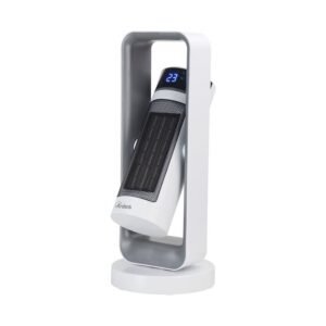 Chauffage soufflant céramique Ardes OBLIVION AR4P20, 2 niveaux de puissance (Éco et Confort), panneau de commande tactile, blanc