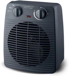 Chauffage soufflant Rowenta Compact Power Mode Éco SO2211F0 Bleu Gris