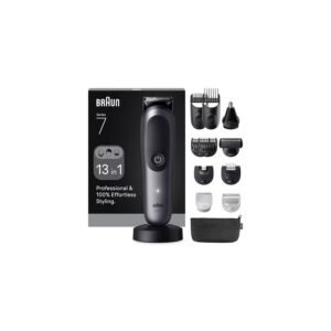 Braun AIO7560 tondeuse à cheveux Noir, Gris 14 Lithium-Ion (Li-Ion)